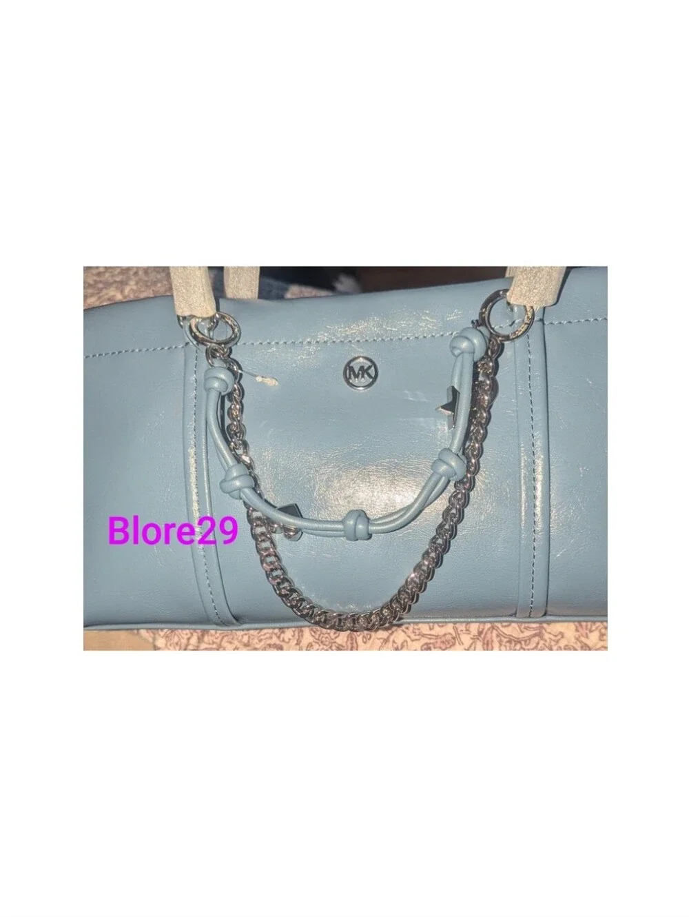 Michael Kors Saffiano Crinkle Purse AND WALLET.